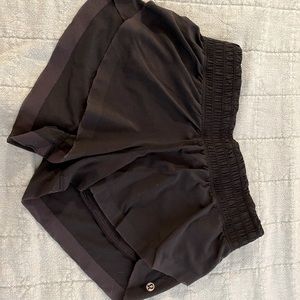 Layered Lululemon shorts size 4